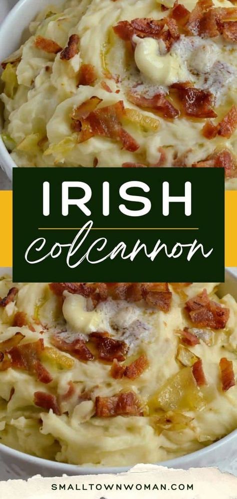 Golf Course Aesthetic, Irish Dinner Recipes, Irish Colcannon, Irish Mashed Potatoes, Colcannon Recipe, Healing Environment, Irish Cooking, Sauteed Cabbage, Cabbage And Bacon