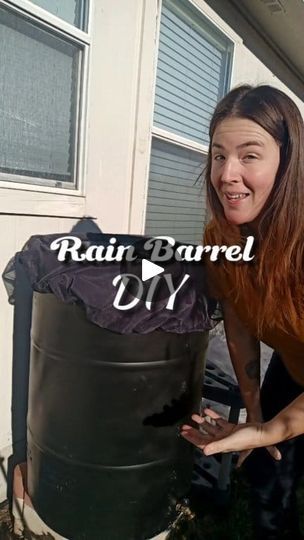 Rain Collection Barrel, Collecting Rain Water, Couple Rain, Homemade Greenhouse, Barrels Diy, Environmentally Friendly Living, Rain Barrels, Rain Collection, Texas Gardening