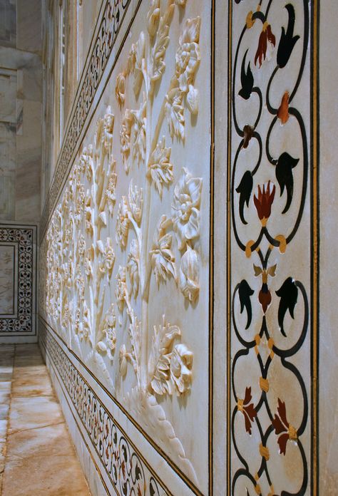 Taj Mahal Interior Design, Taj Mahal Details, Taj Mahal Inside, Taj Mahal Interior, Taj Mahal Marble, Taj Mahal Art, Tac Mahal, Art Deco Style Interior, India Architecture