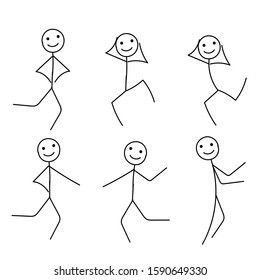 Poses Dancing, Gymnastics Party, Doodle Tattoo, Stick Man, Different Poses, Man Set, Reference Poses, Art Reference Poses, Art Book