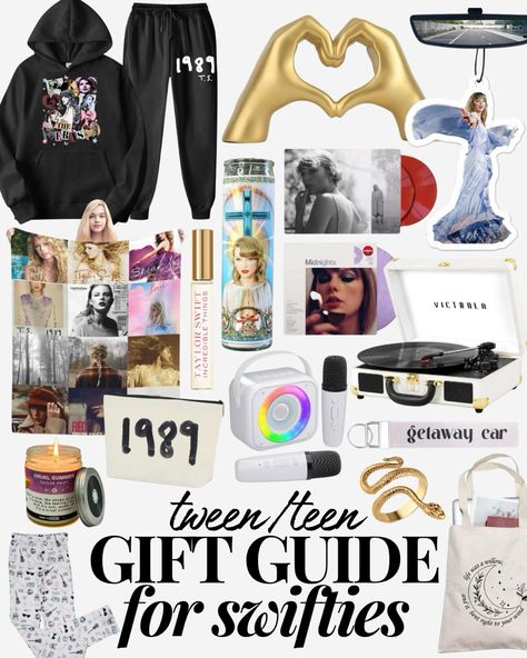 Taylor Swift Swag Bag Ideas, Taylor Swift Goody Bag, Taylor Swift Easter Basket, Gift Ideas For A Swiftie, Taylor Swift Bday Gifts, Taylor Swift Basket Ideas, Christmas Gifts For Swifties, Taylor Swift Fan Gifts, Taylor Swift Gift Basket Ideas