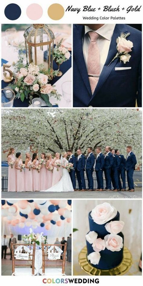 Navy Cream And Gold Wedding, Navy Blush And Gold Wedding, Blue Blush Gold Wedding, Navy Blue And Blush Wedding, Blush And Blue Wedding, Navy And Blush Wedding, Blush And Navy Wedding, Navy Blush Weddings, Blue And Gold Wedding