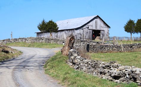 Rock Fence, Big Stone Gap, Scott County, Gate City, Southwest Virginia, Cape Charles, Getting Up Early, Old Stone, Old Farm