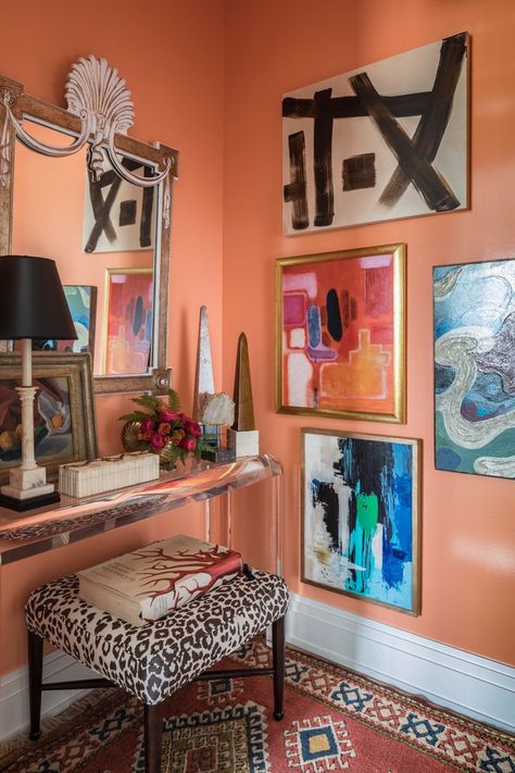 Eddie Ross, Maximalist Studios Maximalist Interior Design, Maximalist Interior, Coral Walls, Maximalist Home, Scandi Decor, Neutral Furniture, European Home Decor, Best Kitchen Designs, Maximalist Decor