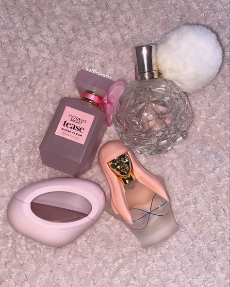 cute pretty pink girly perfumes fragrances victorias secret tease sugar fleur, ariana grande ari, ariana grande mod blush & nicki minaj pink friday Pink Friday Nicki Minaj Perfume, Pink Friday Perfume, Nicki Minaj Pink Print, Ariana Grande Mod Blush, Pink Friday Nicki Minaj, Ariana Grande Mod, Nicki Minaj Perfume, Mod Vanilla, Mod Blush