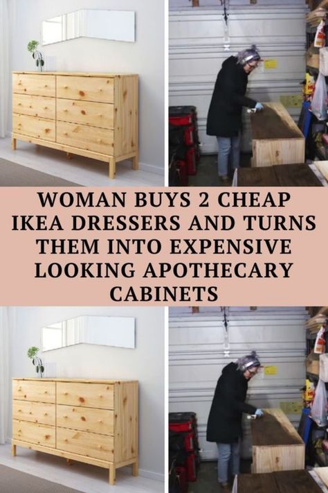 Inexpensive Dresser, Ikea Kitchen Hacks, Ikea Dressers, Storage Ikea, Ikea Dresser, Apothecary Cabinet, Ikea Furniture Hacks, Spotlight Stories, Celebrity Halloween Costumes