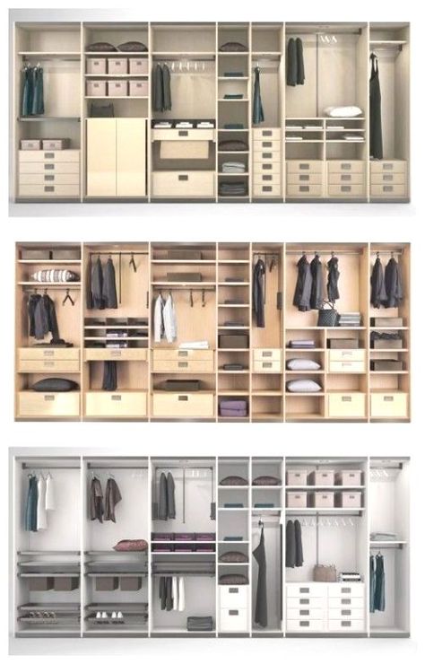 Scandinavian Wardrobe Design, Dröm Hus Planer, Dressing Design, Bedroom Cupboards, Walk In Closet Design, Walking Closet, Closet Design Layout, Wardrobe Door Designs, Bedroom Cupboard Designs