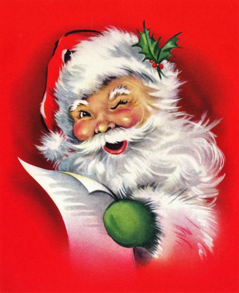 Christmas Vintage 2 Free Stock Photo - Public Domain Pictures Stary Papier, Images Noêl Vintages, Christmas Card Illustration, Christmas Santas, Vintage Holiday Cards, Holiday Images, Vintage Christmas Images, Christmas Tablescape, Santa Claus Is Coming To Town