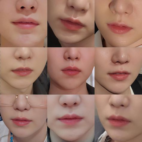 Yoongi Reference, Pantone Pink Shades, Yoongi Lips, Yoongi's Lips, Txt Magic, Yoongi Pics, Pretty Lips, Face Study, Love Lips