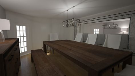 Dining Room Without Windows, Dining Room With No Windows, Dining Room No Windows, Room Without Windows Ideas, Windowless Dining Room, Room No Windows, Decorating A Dining Room, Room With No Windows, Windowless Room