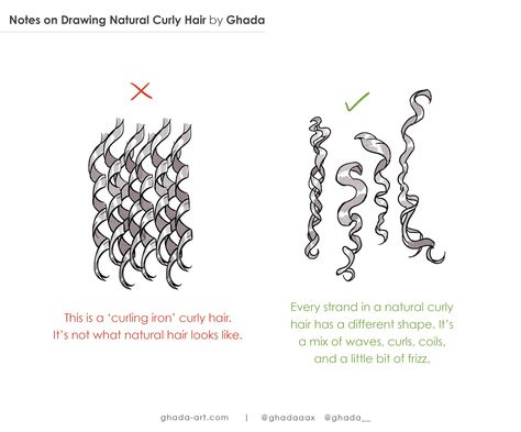 Draw Curly Hair, Drawing Curly Hair, Drawing Hair Tutorial, Coily Hair, Hair Reference, Art Tutorial, How To Draw Hair, Drawing Poses, Art Block