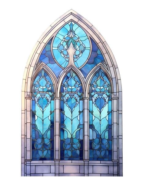 Cathedral Glass Windows, Stained Glass Arch Window, Gothic Glass Window, Stained Glass Window Illustration, Cathedral Window Drawing, Stained Glass Windows Drawing, Stain Glass Design, Medieval Stained Glass Windows, Gothic Stained Glass Art