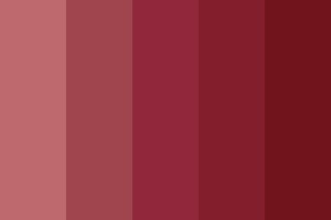 Red Garnet (G12) Colour Palette Berry Color Palette, Red Color Palette, Orange Color Palettes, Film Red, Red Color Schemes, Berry Color, Interior Color Schemes, Red Colour Palette, Garnet Red