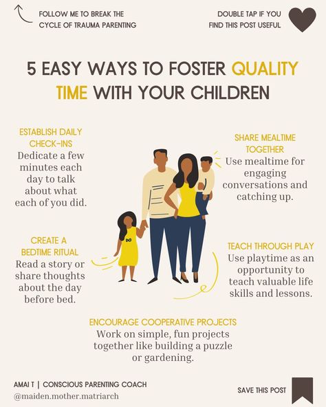 Here are 5 simple ways for you to embrace your parenting journey with heart and wisdom. ⁠ .⁠ These practices, while simple, are powerful ways to deepen your connection with your children–fostering moments that truly matter 🥰⁠ .⁠ ✅ Never let the cycle of trauma define your parenting again. Discover "The Amai T Method of Conscious Parenting" and transform your family dynamics today!⁠ Holistic Parenting, Slow Parenting, Homeschooling Activities, Life Values, Parenting Tools, Parental Guidance, Parenting Help, Mindful Parenting, Conscious Parenting