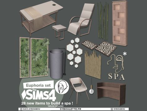 Euphoria spa cc sims 4 - Syboulette Custom Content for The Sims 4 Sims 4 Cc Hotel Furniture, Sims 4 Massage Cc, Sims 4 Cc Hotel Stuff, Hotel Cc Sims 4, Spa Cc Sims 4, Spa Sims 4 Cc, Sims 4 Syboulette, Syboulette Sims 4, Sims 4 Euphoria