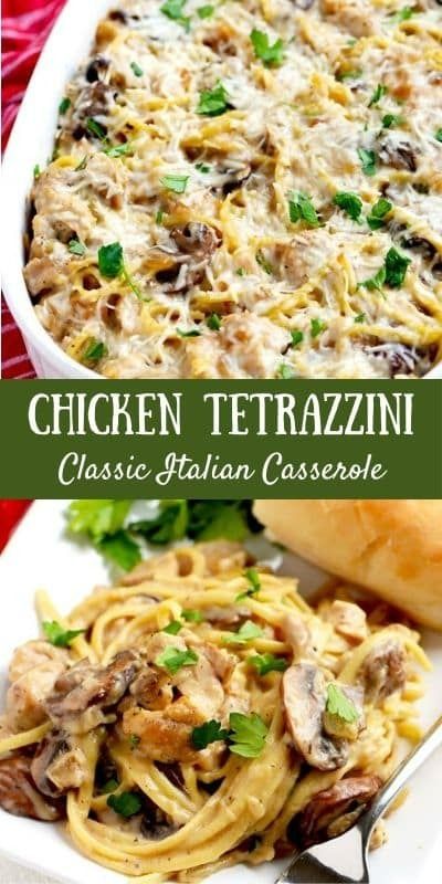 Chicken tetrazzini is a warm and comforting casserole that is perfect for a dinner party or a family meal. #chickentetrazzini #casserole #comfortfood Batten Headboard, Chicken Tetrazzini Casserole, Rhubarb Pudding, Table Vignettes, Italian Casserole, Homemade Starbucks, Fabric Carrots, Farmhouse Garland, Diy Tulle