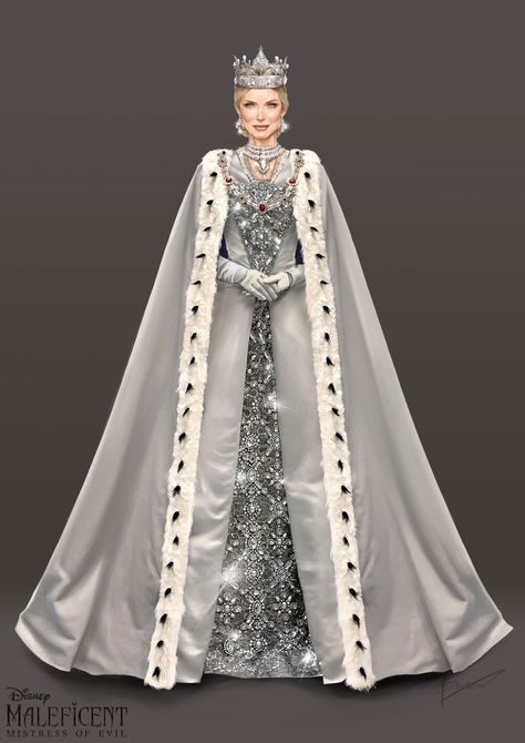 Midevil Queen Costume, Queens Outfits Royal, Queen Outfits Royal Dress, Royal Dresses Medieval, Queen Dress Royal Fantasy, Royal Gowns Queens, Queen Gowns Royal, Queen Dresses Royal, Maleficent Concept Art