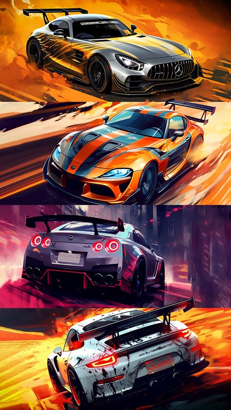 Free background 4k, hd wallpaper cars, strokes, art, collage, racing, background hd for pc & mobile Sports Cars, Graphic Art, Wallpapers, Cars, Iphone, Sports, Art