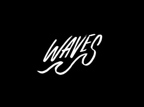 waves logo Expressive Type, Sound Logo, Wave Logo, Chinese Typography, Waves Logo, Retro Beach, Instagram Graphic, Best Logo Design, Surf Art