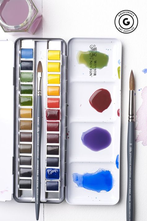 Join us on April 6th at 12:00 - 2:00pm in-store at Gwartzman's for a Winsor & Newton Professional Watercolour Mediums demo, with Nicki Traikos. All participants will get a free Winsor & Newton dot card to take home.

There will also be a raffle for a bundle valued over $100 of Winsor & Newton Professional Watercolours & Mediums!

If you can't join us on the 6th, we will be having an open table with all the products that were on demo in-store April 13th from 11:00am-5:00pm! Watercolour Palette, Open Table, Colour Mixing, Winsor Newton, Watercolor Palette, Winsor & Newton, Travel Set, Color Mixing, In Store