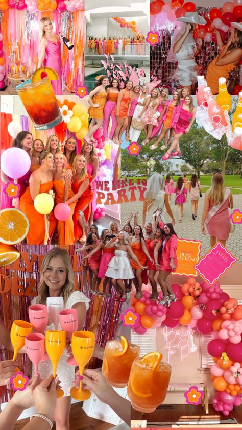 Hens Party Themes, Sunset Party, Bachelorette Party Planning, Fiesta Theme, Bridal Bachelorette Party, Bachelorette Themes, Bachelorette Trip, Tequila Sunrise, Bachelorette Party Themes