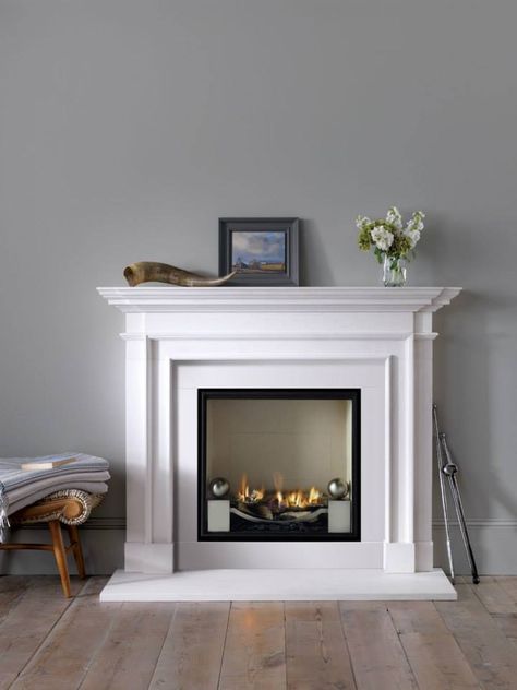 Chesney's Burlington surround Wall Gas Fires, Wood Burning Fireplace Inserts, Gas Fireplace Insert, White Fireplace, Custom Fireplace, Gas Fire, Home Fireplace, Fireplace Inserts, Gas Fires