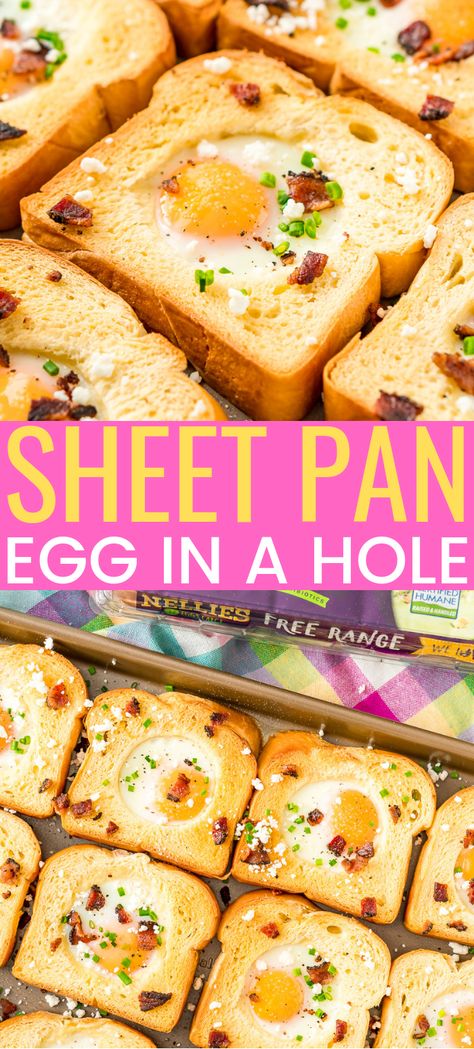 Eggs In A Blanket, Bacon Breakfast Ideas Healthy, Healthy Breakfast For A Crowd Make Ahead, Breakfast For A Crowd Make Ahead, Easy Breakfast Ideas For A Crowd, Dish For A Crowd, Brunch Ideas For A Crowd, Crowd Recipes, Egg In A Hole