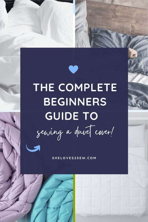 Duvet Cover Sewing, How To Make Duvet Cover, Duvet Covers Diy How To Make, Sewing A Duvet Cover, Sewing Duvet Covers, Quilted Duvet Cover Pattern, How To Sew A Comforter, Diy Duvet Cover From Fabric, Homemade Duvet Covers