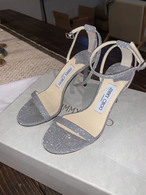 New & Preowned Wedding Items - Tradesy (Page 18) Chimmy Choo, Silver Wedding Shoes, Jimmy Choo Boots, Jimmy Choo Gold, Jimmy Choo Pumps, Sparkle Heels, Pointed Pumps, Perfect Heels, Jimmy Choo Heels