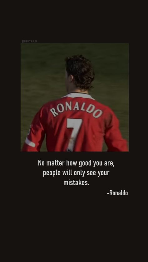 ˡᶦᵏᵉ ᶜᵒᵐᵐᵉⁿᵗ ˢᵃᵛᵉ ˢʰᵃʳᵉ Ronaldo Motivational Quotes, Cr7 Quotes, Ronaldo Motivation, Law Student Quotes, Cricket Wallpaper, Cristiano Ronaldo Quotes, Ronaldo Quotes, Athlete Quotes, Funny Soccer Videos