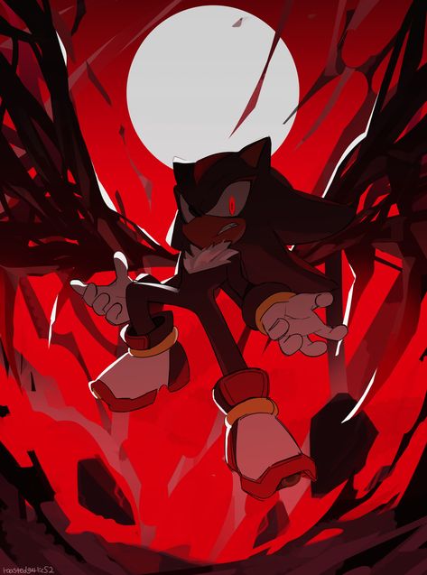 Wings Fanart, Shadow Wings, Hedgehog Movie, Sonic Heroes, Silver The Hedgehog, Sonic Franchise, Hedgehog Art, Shadow Art, Sonic And Shadow