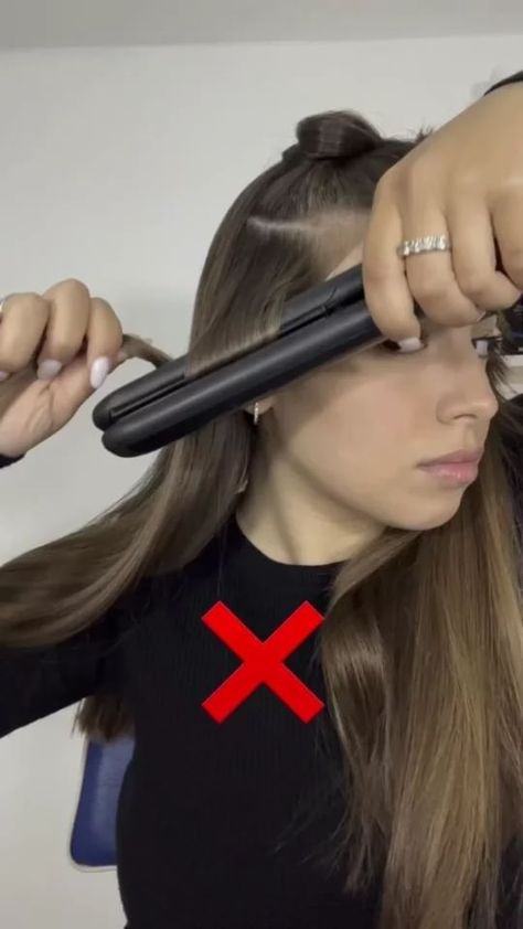 Pin on Hair Curl Hair With A Straightener, How To Make Hairstyle, Hair With A Straightener, Easy Curled Hairstyles, How To Curl Hair, Curls With Straightener, Curl Hair With Straightener, Hair Curling Tutorial, Best Hair Straightener