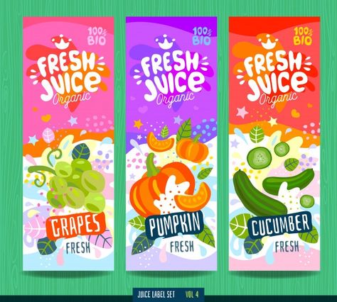 Cucumber Drawing, Packaging Graphics, Fruit Juice Brands, Fruit Juice Packaging, Food Label Template, Vegetable Packaging, Packaging Pouch, Vegetable Illustration, Juice Branding