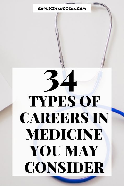 Every career role in this sector of work can be complex and challenging. Nevertheless, careers in medicine have a huge influence on the lives of other people.  There is an abundance of career options available, many you may not have known existed.  So before you make the decision to start a career in medicine, medical sciences or research, it’s a good idea to have a little understanding about what it’s all about. #career #medicine #medical #hospital #health #life #types #success #profession Types Of Careers, Public Health Career, Hand Health, Healthcare Careers, Career Ideas, Hospital Health, Medical Hospital, Medical Health Care, Medical Careers