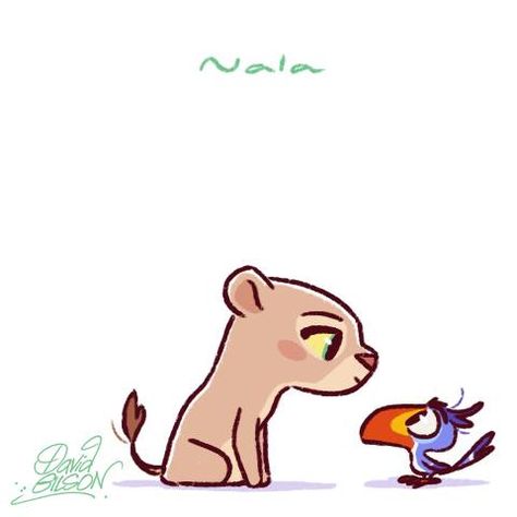 Nala [feat. Zazu] (Chibis by PrinceKido @deviantART) #TheLionKing Disney Chibi, David Gilson, Chibi Disney, Disney Mignon, Disney Doodles, Disney Babies, Disney Cuties, Kawaii Disney, Cute Disney Drawings