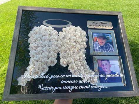 Frame size : 14x18 Baby Memorial Shadow Box Display, Rememberance Shadow Boxes, Shadow Box For Passed Grandmother Cricut, Shadow Box For Passed Loved Ones Dried Flowers, Shadow Box Memorial For Dad, Shadow Boxes For Gifts, Bereavement Shadow Box, Memorial Shadow Boxes With Flowers, Memorial Picture Wreath