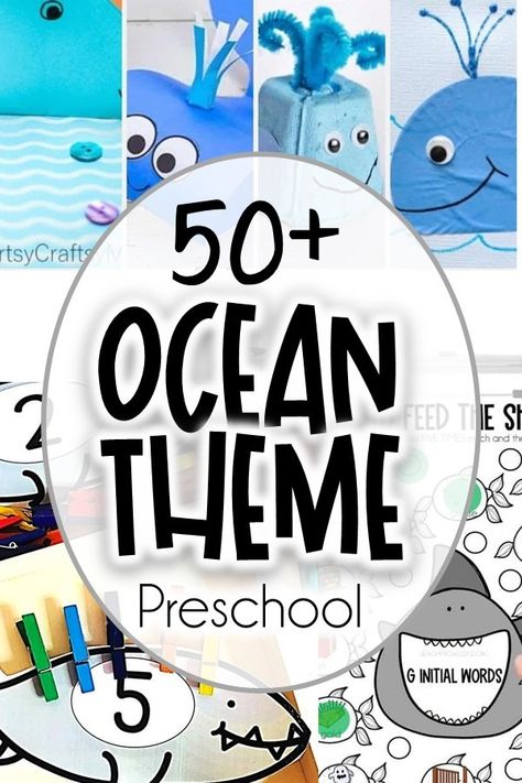 These 50+ ocean preschool activities are packed with hands-on learning and fun ideas for the kids. Is your preschool crew ready for an exciting adventure? An ocean theme is a fantastic way to engage young learners and spark their curiosity about the underwater world. Preschool Ocean Theme Activities, Ocean Activities For Preschool, Sea Activities For Preschool, Ocean Preschool Crafts, Preschool Ocean Crafts, Ocean Activities For Toddlers, Ocean Preschool Activities, Ocean Crafts Preschool, Ocean Activities Preschool