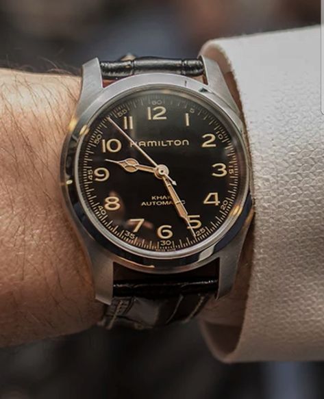 Hamilton Murph Watch, Hamilton Murph 38mm, Hamilton Murph, Hamilton Watches, Timepiece Design, Hamilton Khaki, Hamilton Watch, Mens Outfit Inspiration, Military Watches