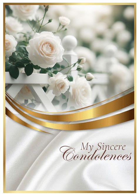 Condolence Greeting by Simply Shykeria Person With Flowers, Condolences Messages, Sincere Condolences, Studio Background Ideas, Condolences Quotes, Sympathy Card Messages, Sympathy Messages, Send Flowers Online, Condolence Messages