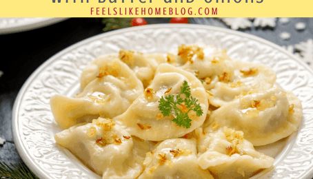 Pierogies for the Super Bowl - Here we go Steelers! | Feels Like Home™ Potato And Cheese Pierogi, Frozen Pierogies, Polish Pierogi, Pierogi Recipe, Eastern European Recipes, Sour Cream And Onion, Creamy Mashed Potatoes, Polish Recipes, Frozen Meals