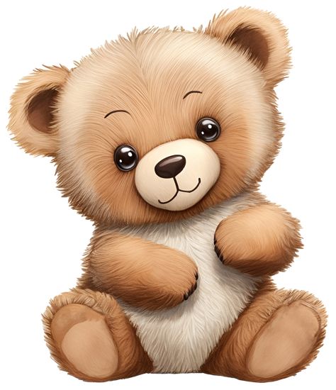 Teddy Bear Topper Printable, Ted Bear, Teddy Cakes, Baby Teddy Bear, Teddy Bear Images, Birthday Cake Topper Printable, Bear Clipart, Bear Graphic, Boss Baby