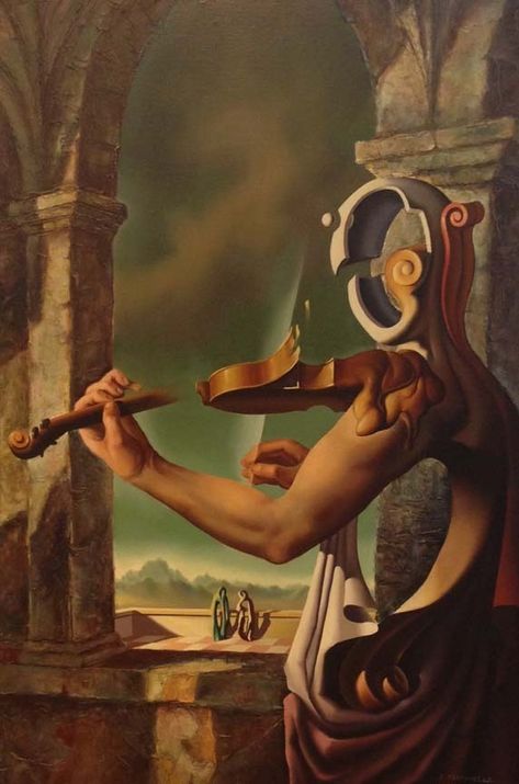 Surreal Art Painting, Arte Jazz, Salvador Dali Art, Dali Paintings, Surealism Art, Dali Art, Surreal Artwork, Surrealism Painting, Visionary Art