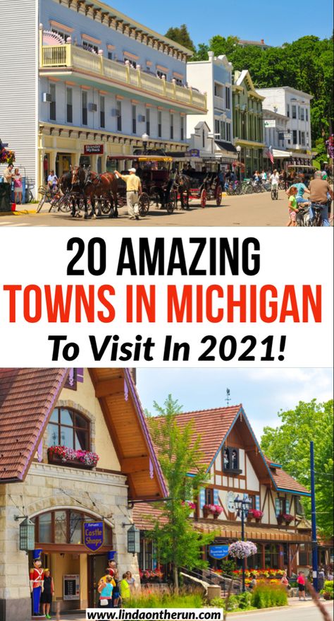 Two quaint & charming small towns in Michigan Michigan Tourist Attractions, Best Places To Visit In Michigan, Only In Your State Michigan, Michigan Small Towns, Western Michigan Travel, Moving To Michigan, Michigan Itinerary, Michigan Beach Towns, Michigan Travel Destinations