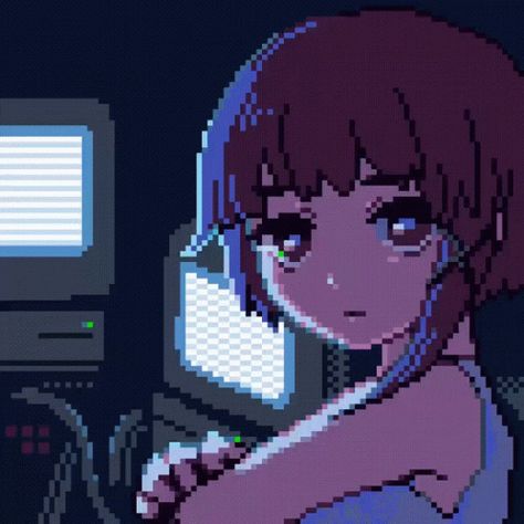 Lain Serial Experiments Lain GIF - Lain Serial Experiments Lain Pixel Art - Discover & Share GIFs Lain Pixel Art, Serial Experiments Lain Gif, Lain Serial Experiments, Lies Meme, Lain Iwakura, Serial Experiments Lain, Icon Gif, 8bit Art, Me As A Girlfriend