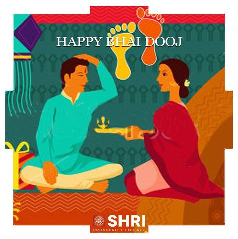 #SHRI Family wishes you all a Very Happy #BhaiDooj..! May this Bhai Dooj strengthen bonds between brother and sister more than ever and bring joy and prosperity. Bhai Dooj is the last day of 5-day long #Diwali #festival is celebrated as #BhaiDooj/ #Bhau_Beej/ #Bhai_Tika/ #Bhai_Phota which is similar to that of #RakshaBandhan as sisters pray for well-being of their brothers by gifting them. Bhau Beej Wishes, Bhau Beej, Bhai Tika, Bhai Dooj, Family Wishes, Diwali Festival, Brother And Sister, The Last Day, Celebration Of Life