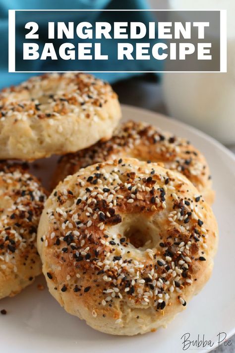 2 Ingredient Bagels, Healthy Bagel, Bagel Recipe Easy, Bagels Recipe, Weight Watcher Desserts, Fast Meals, Keto Bagels, Macro Friendly Recipes, Homemade Bagels