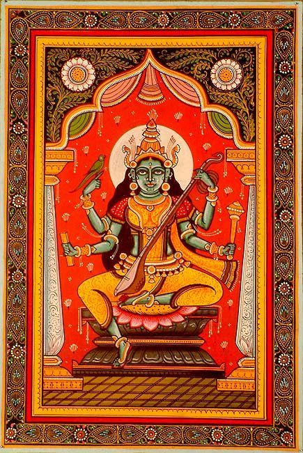 $ Matangi Goddess, Matangi Devi, Tantra Art, Gods Goddesses, Goddess Sculpture, Hinduism Art, Indian Folk Art, Indian Art Paintings, God Pictures