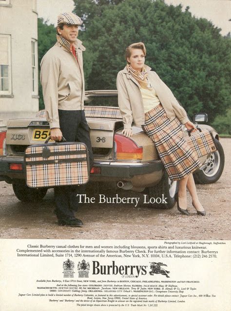 Burberry Aesthetic, Jaguar Xjs, Fashion 70s, Burberry Outfit, Fashion Ads, Burberry Vintage, Mens Fashion Inspiration, England Fashion, Old Ads