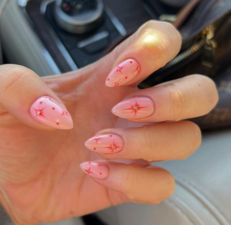 Fun Fireworks Bre Sheppard, Firework Nails, Summery Nails, July Nails, Soft Nails, Holiday Sparkle, Nagel Inspo, Manicure Y Pedicure, Funky Nails