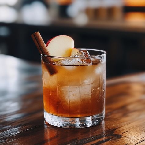 🍎🥃 Elevate your cocktail game with this delicious Apple Cider Old Fashioned! Perfect for fall gatherings. 🍁🍂 Apple Cider Old Fashioned Ingredients: - 2 oz bourbon - 1 oz apple cider - 1/2 oz maple syrup - 2-3 dashes Angostura bitters - Ice - Apple slices and cinnamon sticks for garnish Instructions: 1. In a mixing glass, combine bourbon, apple cider, maple syrup, and bitters. 2. Add ice and stir well to chill. 3. Strain mixture into a glass over fresh ice. 4. Garnish with apple slices and ... Apple Cider Old Fashioned, Apple Liquor, Cider Old Fashioned, Ice Apple, Bourbon Apple Cider, Instagram Recipes, Angostura Bitters, Presentation Ideas, Trending Recipes